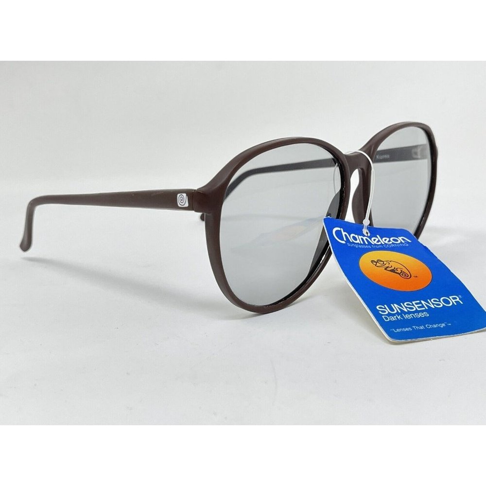 RETRO Corning Chameleon 2136S Brown Photochromic Sunglasses Pre Serengeti